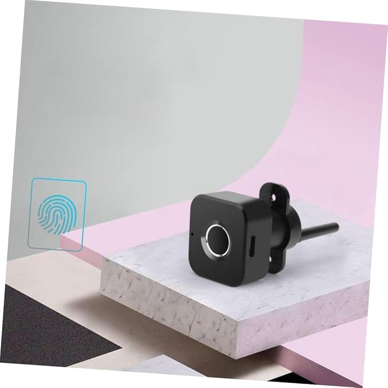 Lurrose Smart Fingerprint Drawer Lock Easy to Install Office Home Security - Image 5